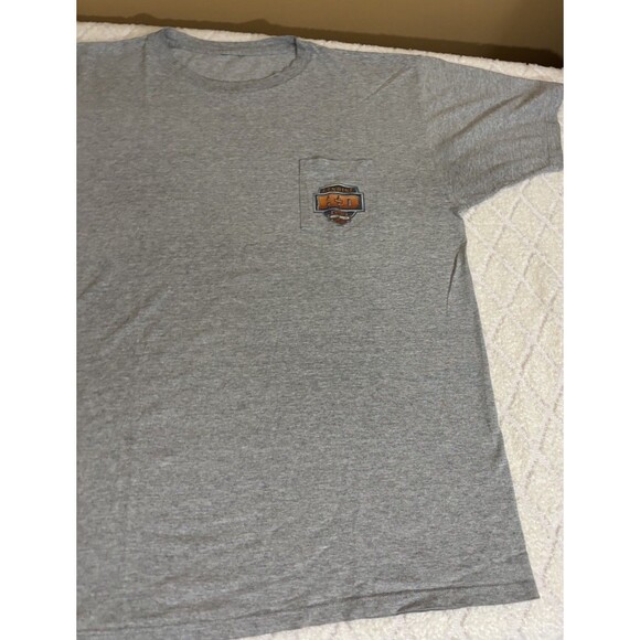 Vtg Harley Davidson Dillion Brothers Omaha Fremont Nebraska 2 Sided Gray Tee  XL - Picture 3 of 15